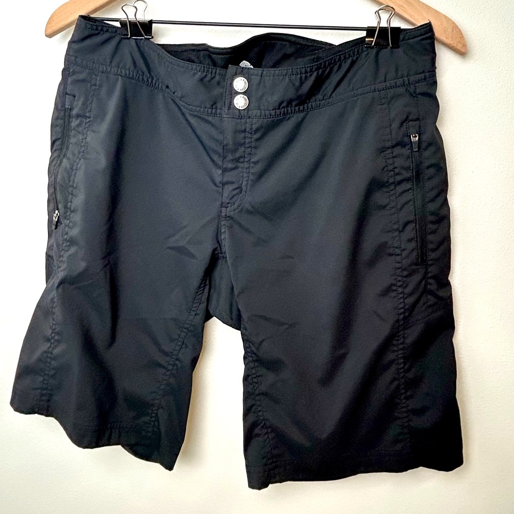 Club Ride Cycling Shorts Women’s M Black Padded Bike Shorts 10.5” Inseam #Active